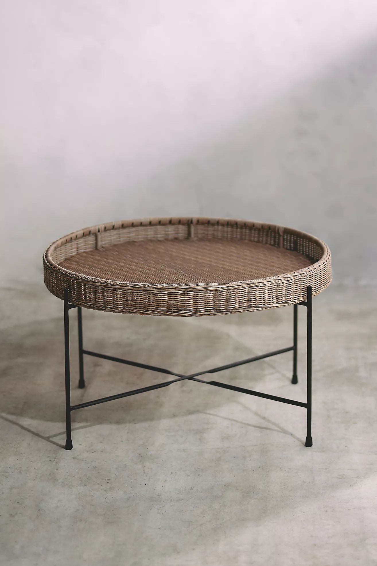 Wicker Basket Coffee Table | Anthropologie (US)