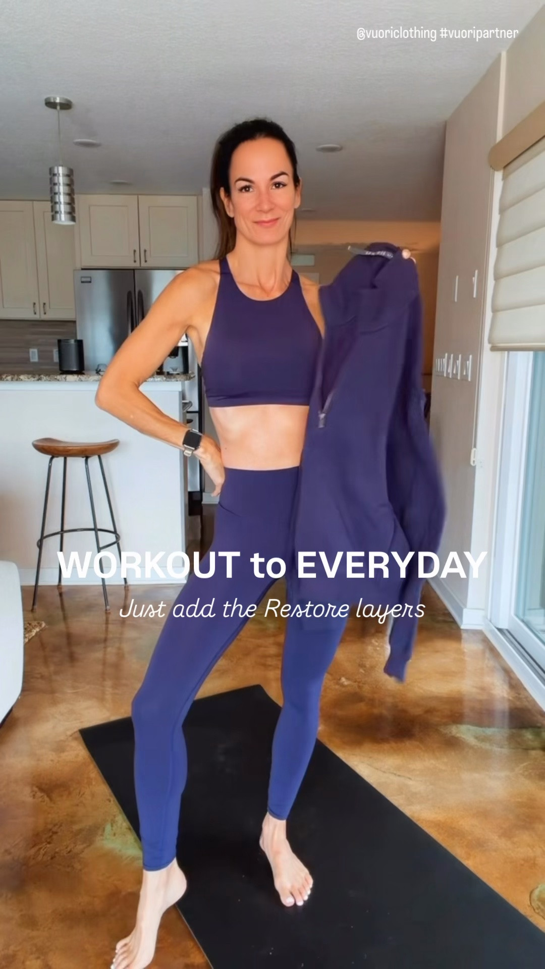 Workout to every day in Vuori. 💜 The AllTheFormTM set gives me that soft, sculpted, supportive feel for movement, then I’m throwing on the Restore layers for the rest of the day. Basically, my kind of uniform!

Use code: NICOLEG20NEW -  new customers can use this code for 20% off their first purchase! Expires 9/24 at midnight PST!  

@Vuori US #vuoripartner

#LTKdayinmylife #LTKfitnessgoals #LTKActive