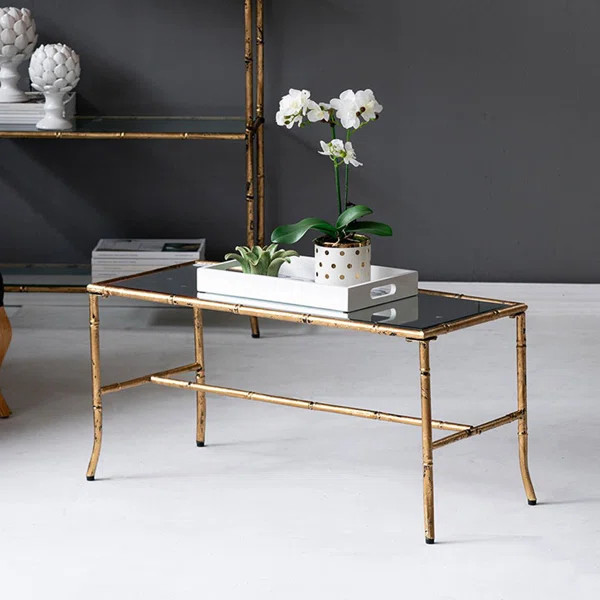 Zepeda Coffee Table - Antique Gold | Wayfair North America
