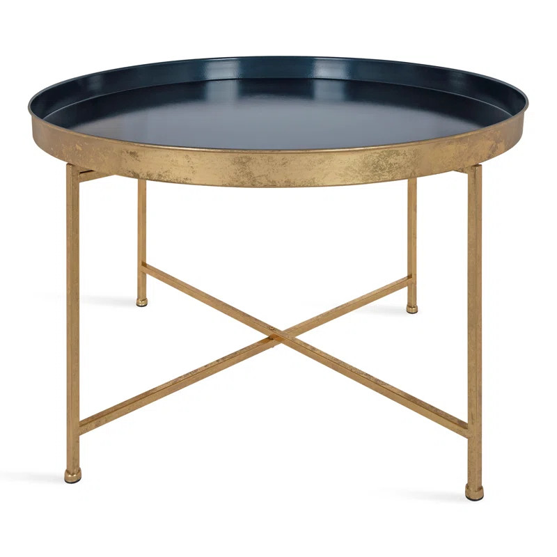 Celia Painted Coffee Cross Legs Coffee Table | Wayfair North America