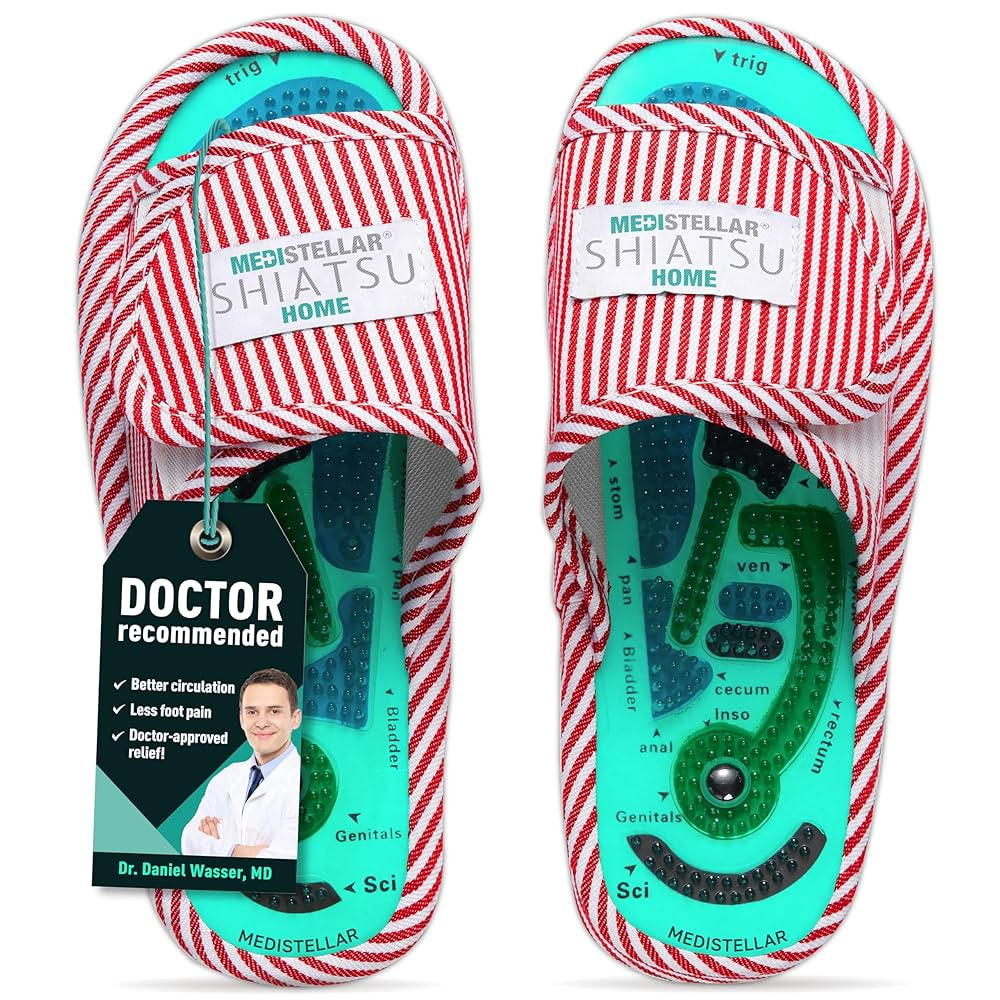 Acupressure Massage Slippers for Plantar Fasciitis & Neuropathy Relief – Reflexology Foot Massa... | Amazon (US)