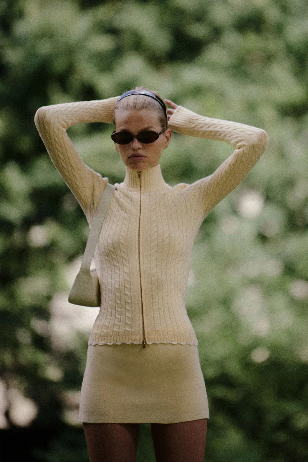 Carter Cable Knit Sweater - Vanilla Sugar | Frankies Bikinis