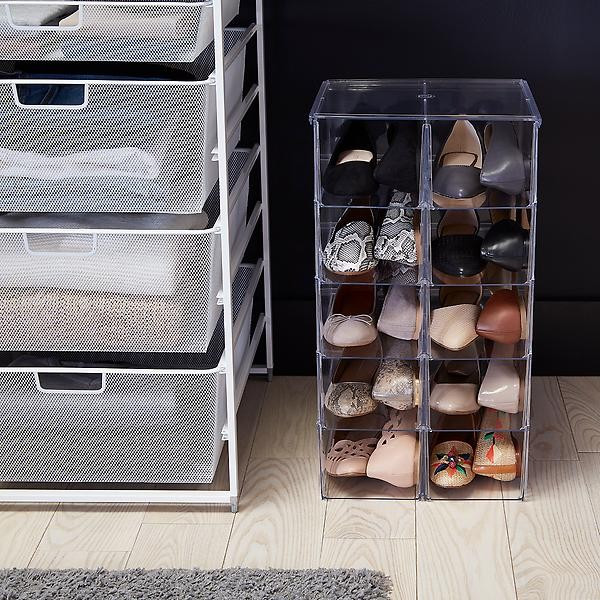 Premium Stacking Shoe Bin | The Container Store