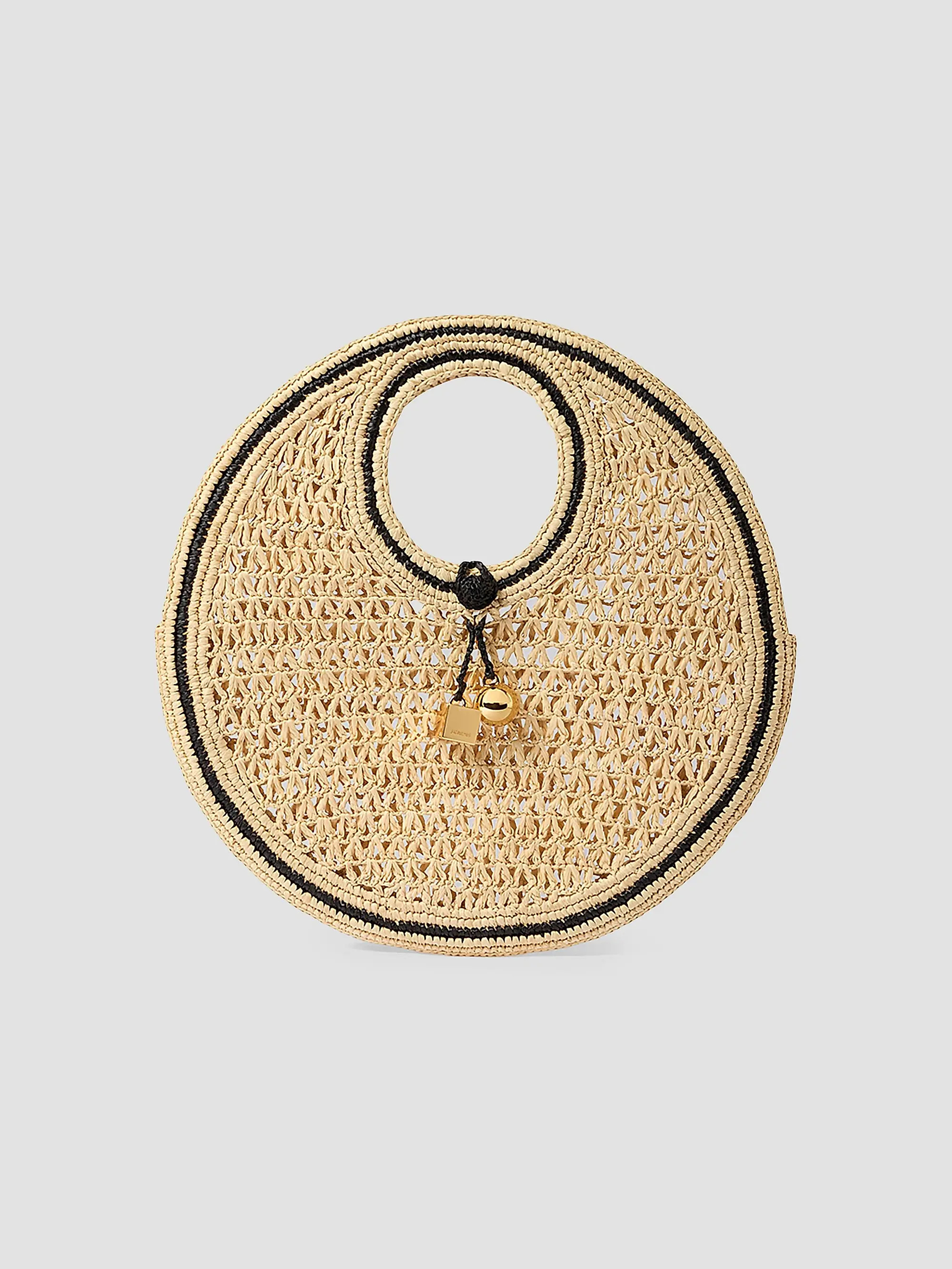 Le Petit Rond Spiaggia Raffia Top Handle Bag | Saks Fifth Avenue