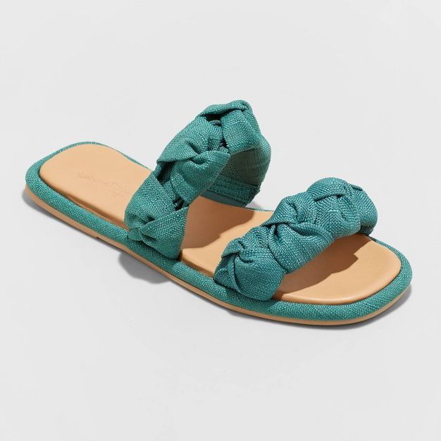 Women's Meg Knotted Slide Sandals - Universal Thread™ | Target