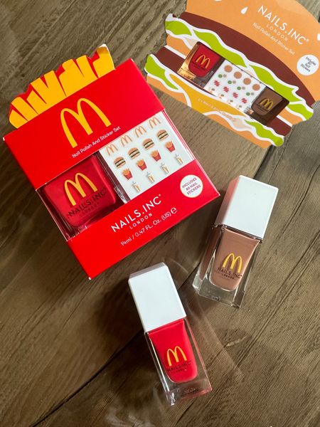 Ketchup and Big Mac nail dreams 🍔 🍟 
My daughter is obsessed with McDonald’s (who am I kidding so are we) so I knew I had to grab these for her. Who knew it would be the most perfect nude and perfect red ever… love the formulas of this brand as well. 

#LTKFindsUnder50 #LTKBeauty