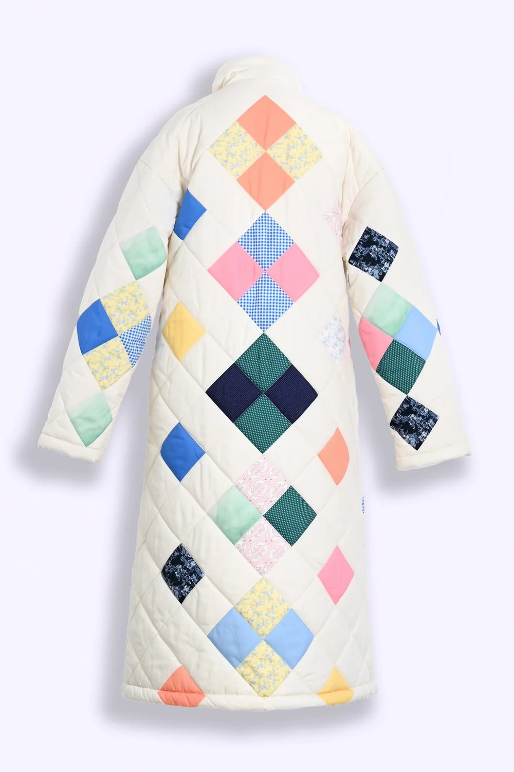 Vera Quilted Coat — Patches | YLLW The Label