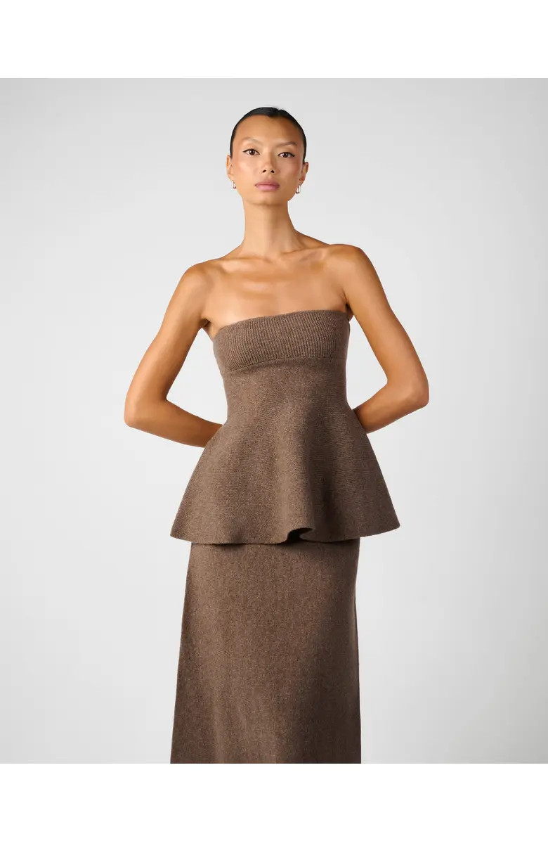 Strapless Peplum Top | Nordstrom