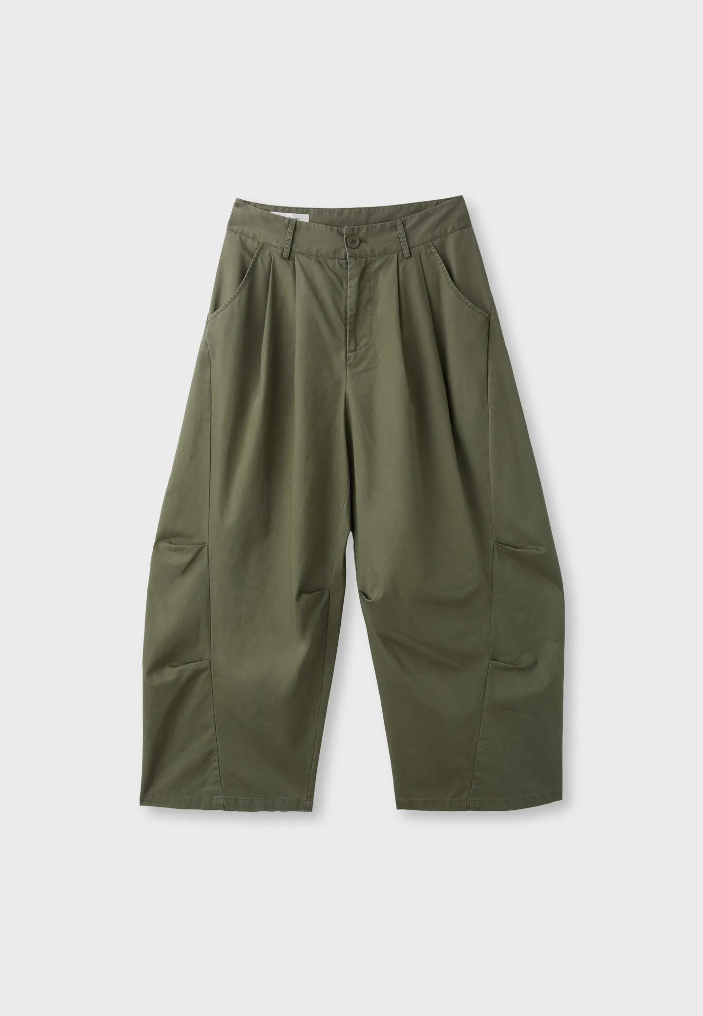 Pantalon barrel 100 % coton | Stradivarius (FR)
