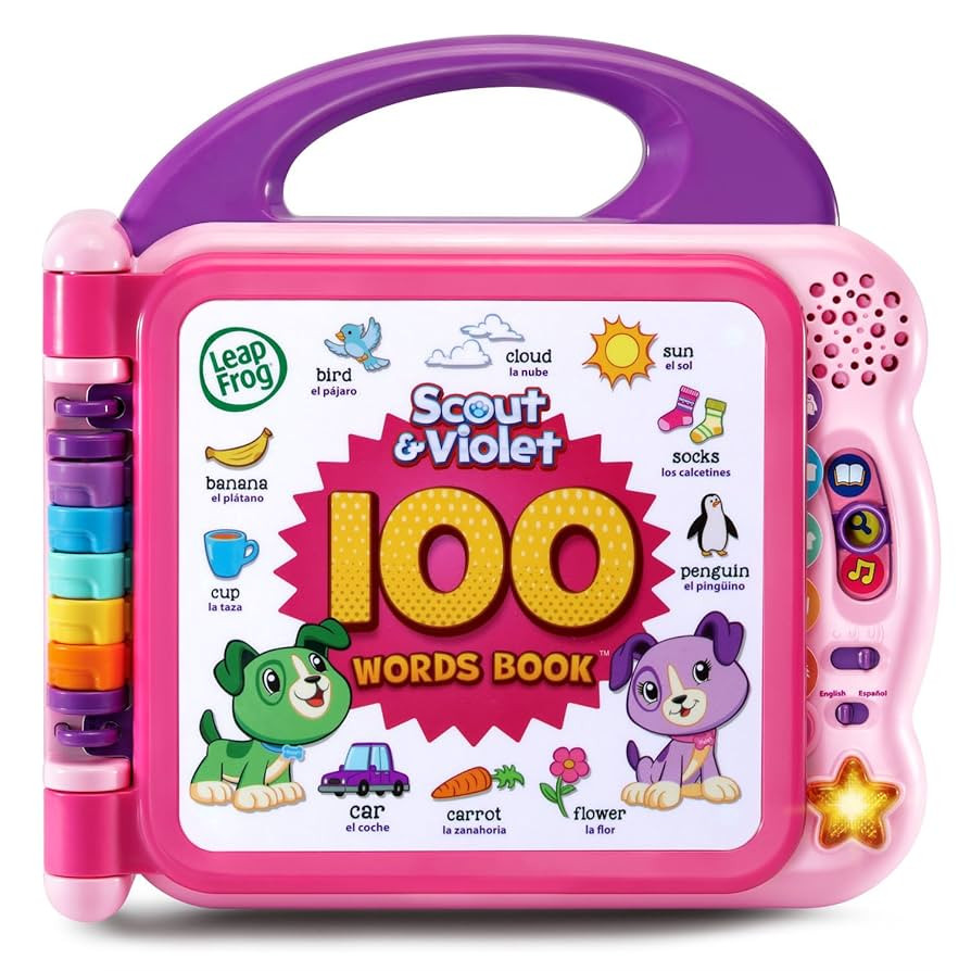 LeapFrog Scout and Violet 100 Words Book, Purple | Amazon (US)
