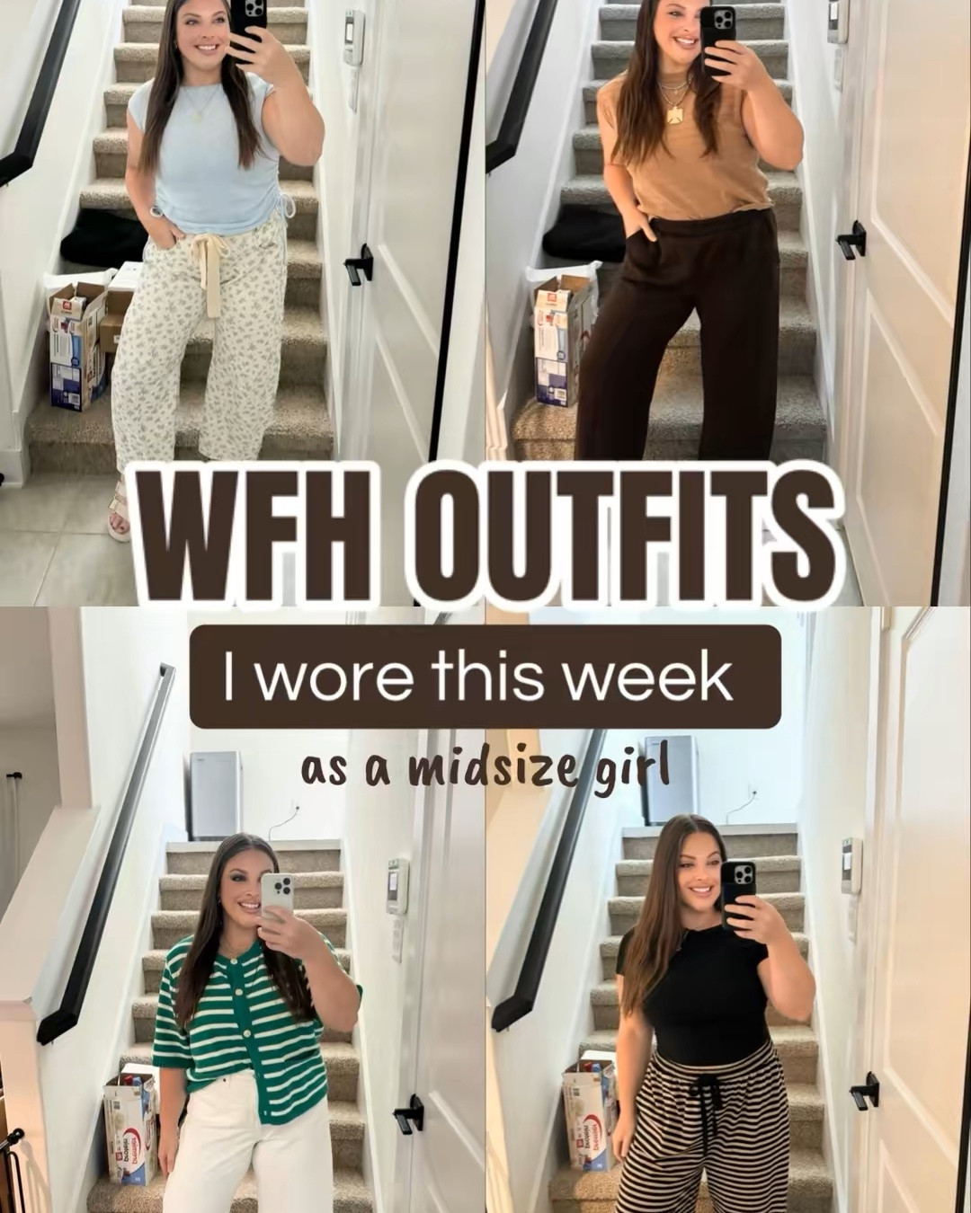 My favorite work from home outfits 🤎✨

It’s feeling so good to get dressed up again.

#LTKootd #LTKWorkwear #LTKMidsize