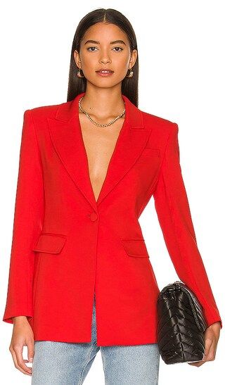 Bright Blazer in Fiery Red | Revolve Clothing (Global)