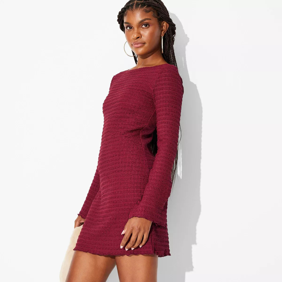 Women's Split Long Sleeve Mini A-Line Dress - Wild Fable™ | Target