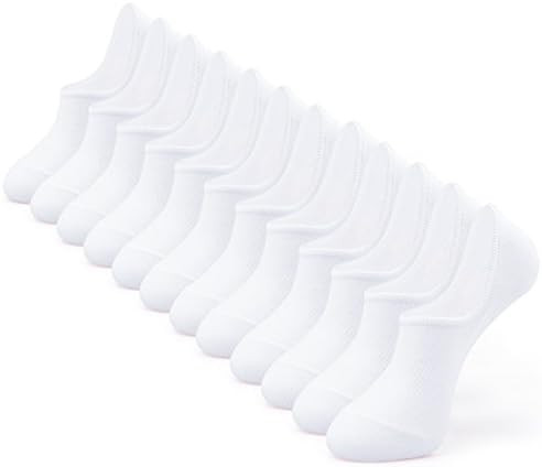 IDEGG No Show Socks Women & Men Low Cut Ankle Short Anti-slid Athletic Running Casual Invisible L... | Amazon (US)