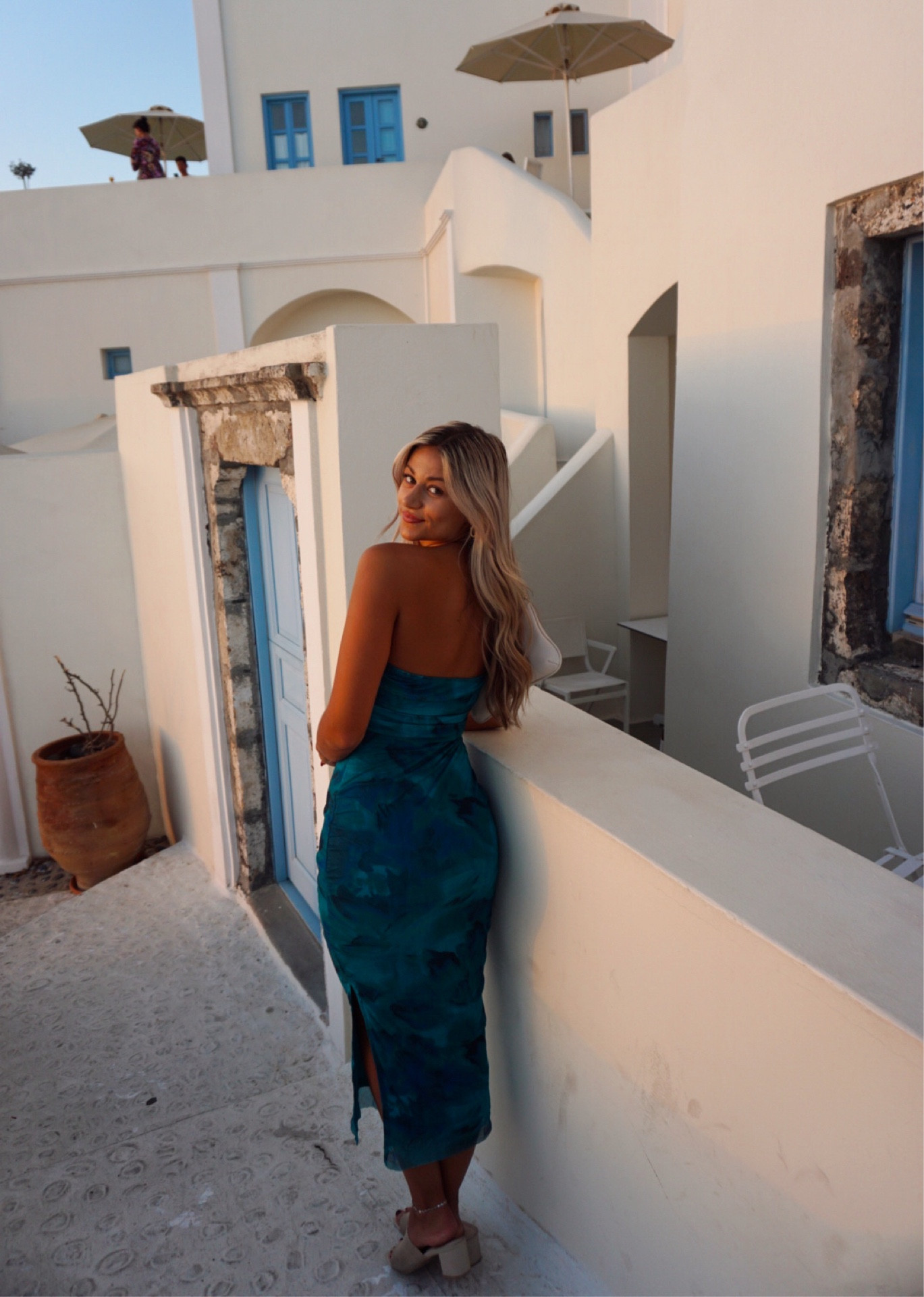 one of my fav dresses I wore in Greece AND the best tiny heels- walked so much in them and my feet never hurt

#LTKFindsUnder50 #LTKTravel