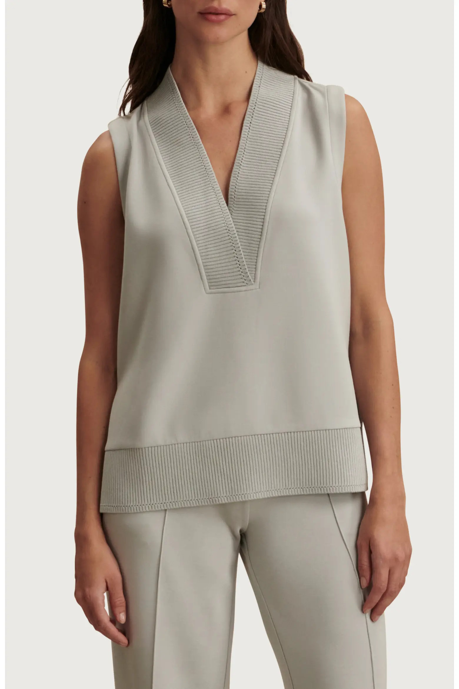 Varley Freida V-Neck Jersey Tank (Women) | Nordstrom | Nordstrom