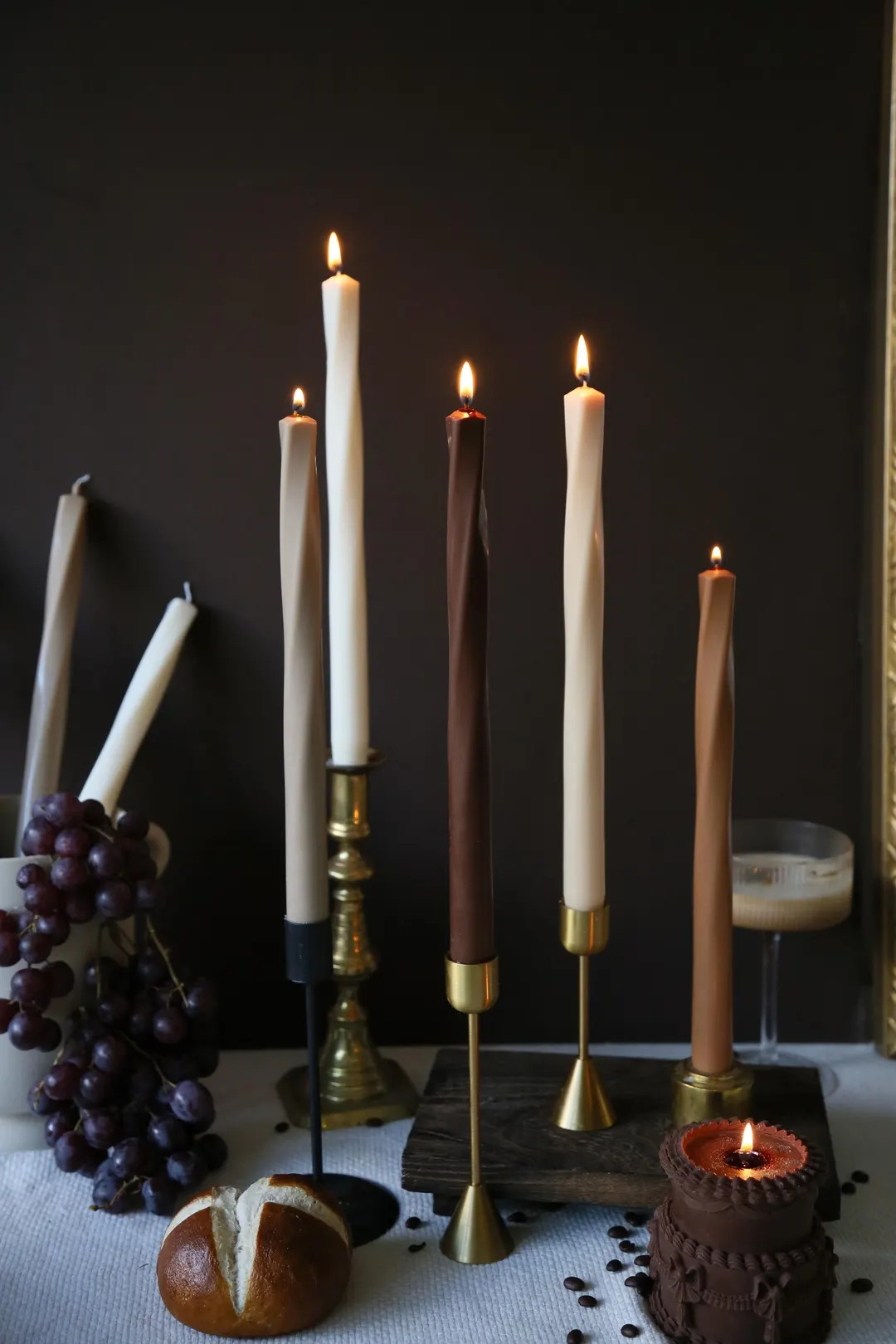 Handmade Twist Pillar Candle: Decorative Soy Wax Table Candle - Etsy Australia | Etsy (US)