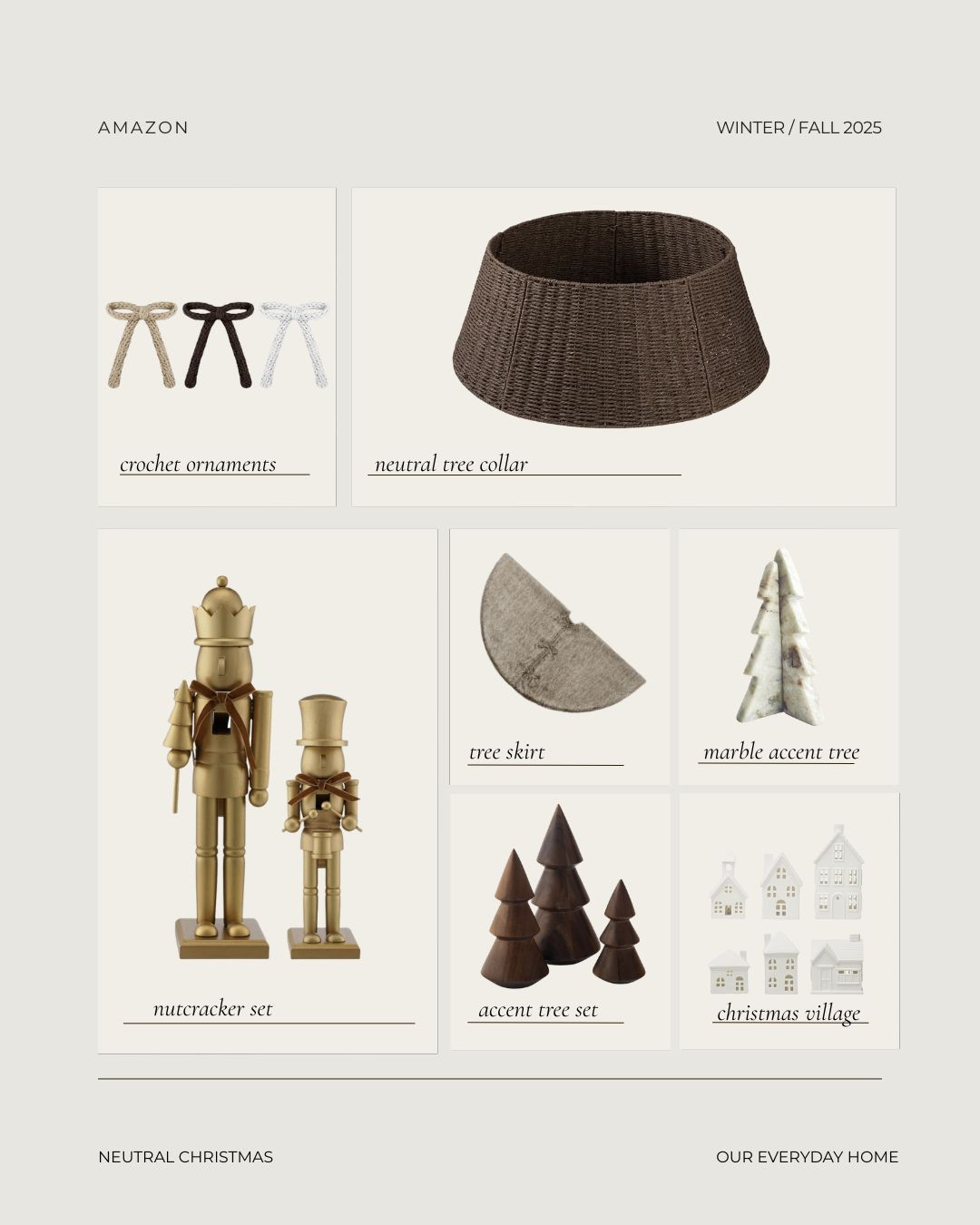 Neutral Christmas for the win!

Amazon christmas
Amazon home decor
neutral Christmas décor  
neutral holiday home  
neutral Christmas decorations  
Christmas home décor ideas  
minimalist Christmas décor  
timeless holiday décor  
elevated Christmas style  
quiet luxury Christmas décor  
cozy neutral holiday décor  
classic Christmas home   

 #LTKHoliday #LTKHome #LTKFindsUnder50