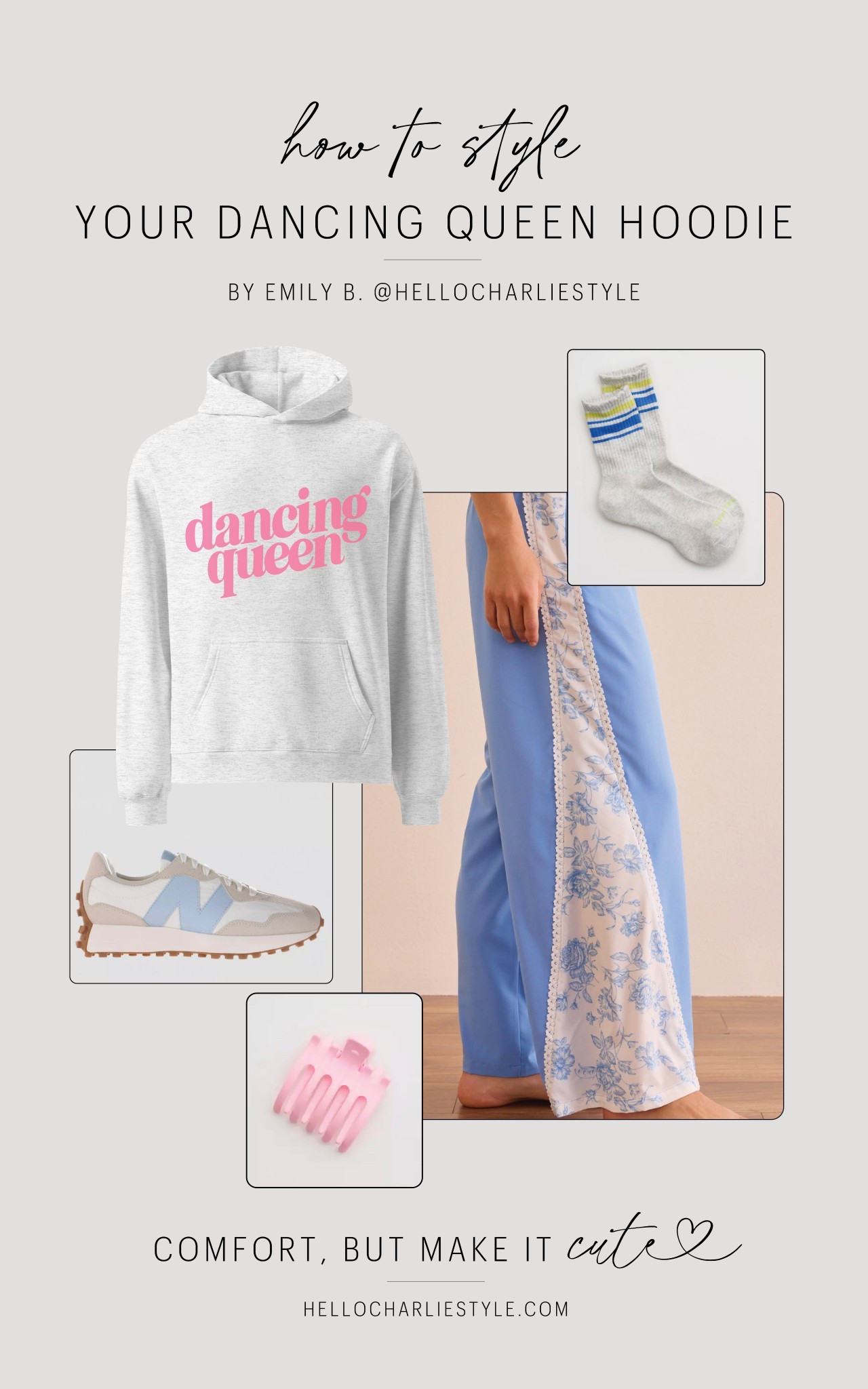 How to style your Dancing Queen hoodie by Hello Charlie Style 🤍

#LTKootd #LTKActive #LTKgrwm
