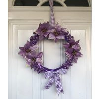 Lovely Lavender Christmas Wreath | Etsy (US)