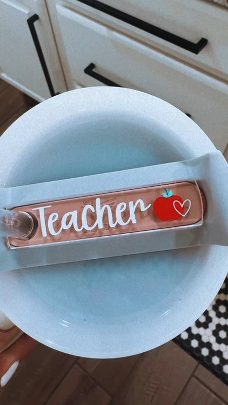 Teacher gifts! 🍎🍎🍎 name plates available at www.minihautemess.com

#LTKparties #LTKGiftGuide #LTKkids