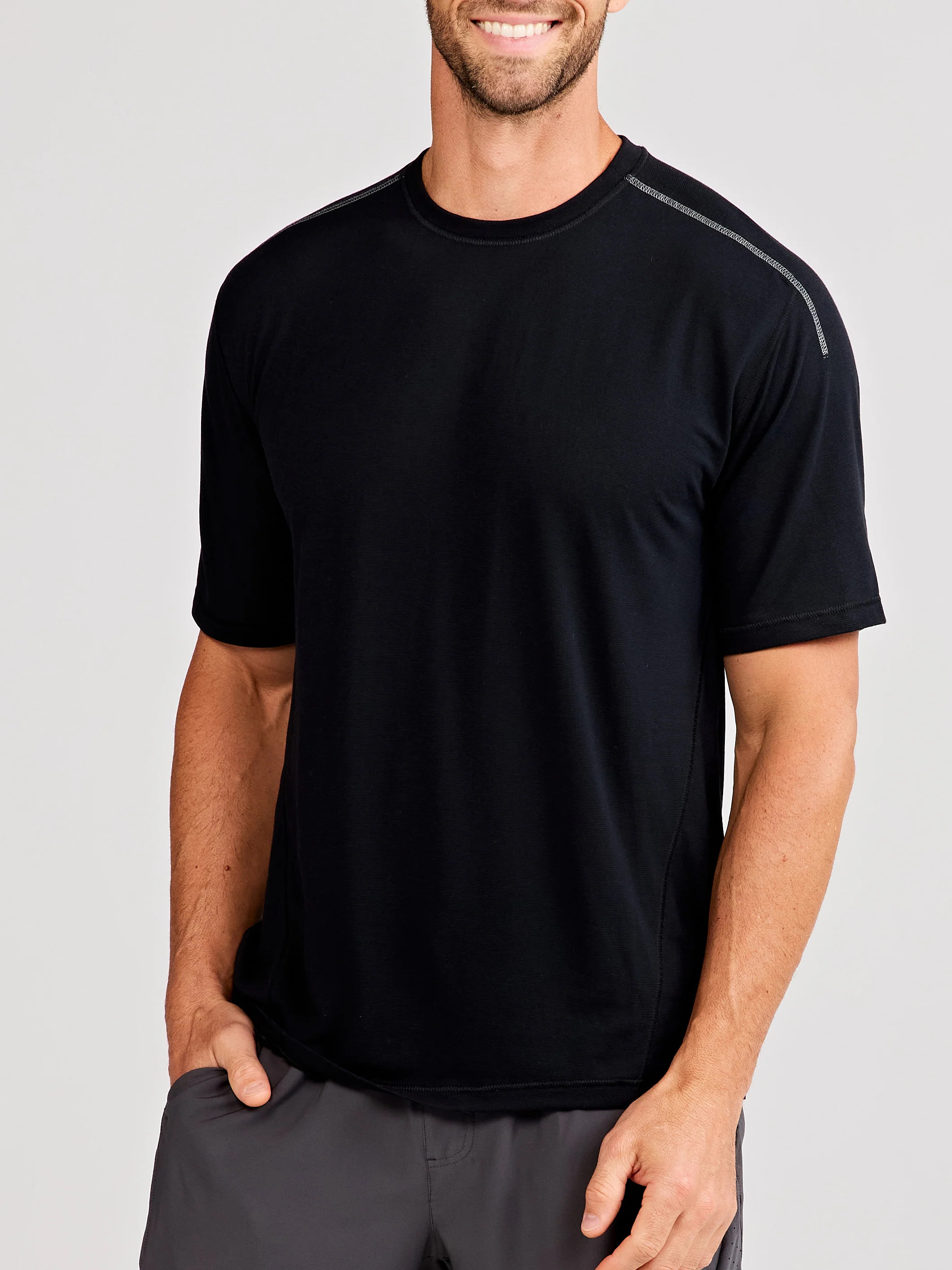 MicroAir Performance Mesh T-Shirt Black | tasc Performance