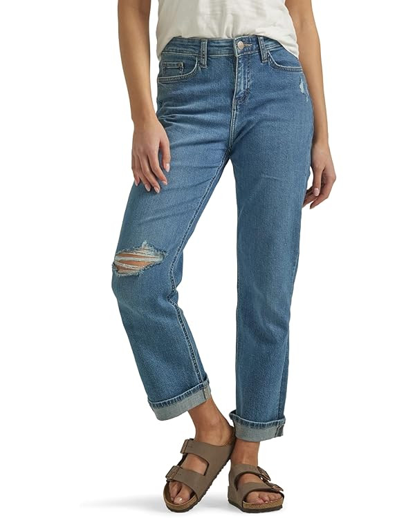 Lee Women's Mid Rise Boyfriend Jean | Amazon (US)