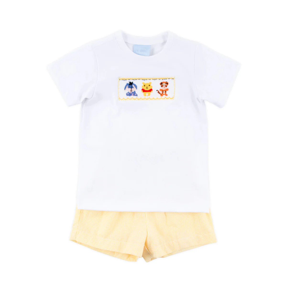 Pooh Bear Friends Smocked Short Set | Classic Whimsy