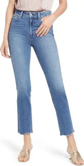 PAIGE Cindy High Waist Straight Leg Jeans | Nordstrom | Nordstrom