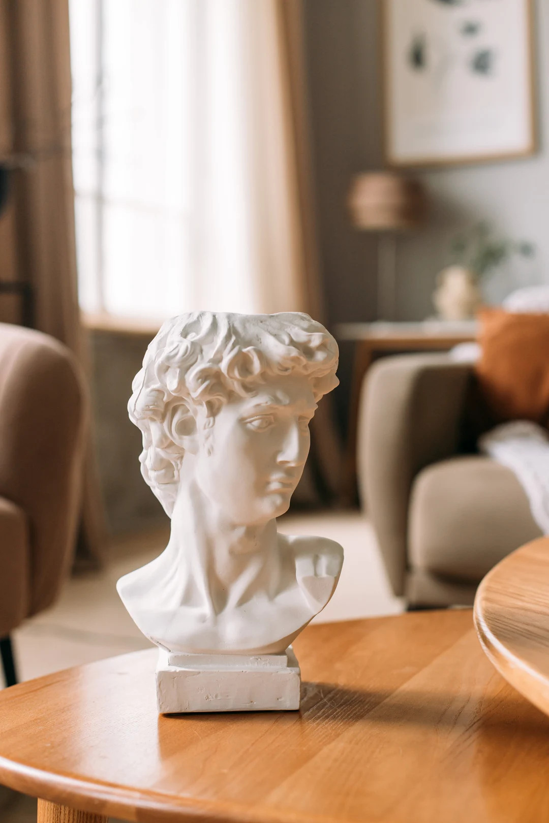 Roman David Bust Statue Flowerpot Home Decor Bookshelf Decor Aesthetic Home Decor Accent Sculptur... | Etsy (US)