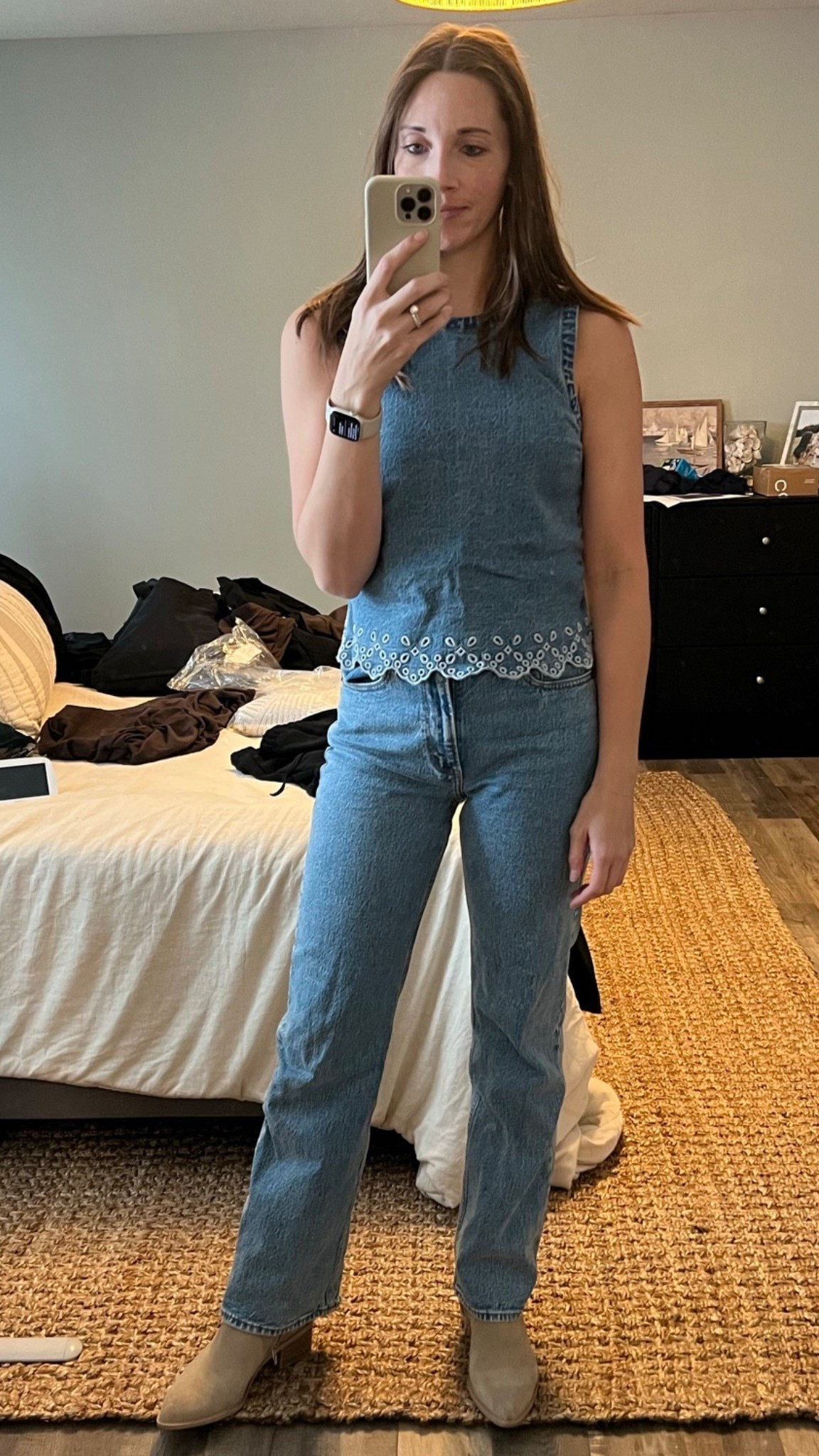 Denim look! Perfect for a country concert 

#canadiantuxedo
#denim

#LTKSaleAlert #LTKFindsUnder100 #LTKootd