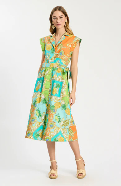 Paige Positano Cotton Shirtdress - Positano | tyler boe