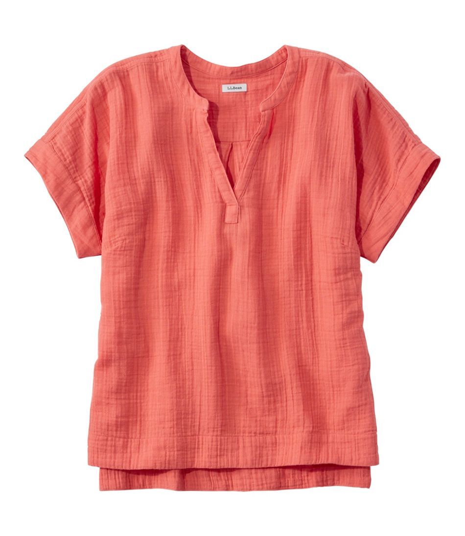 Women's Cloud Gauze Shirt, Short-Sleeve | Shirts & Tops at L.L.Bean | L.L. Bean