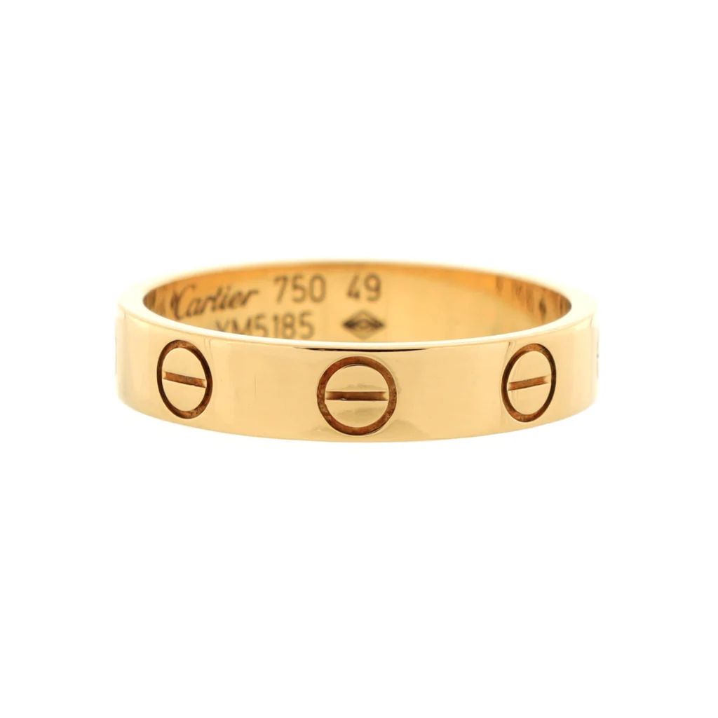 Love Wedding Band Ring 18K Yellow Gold | Rebag