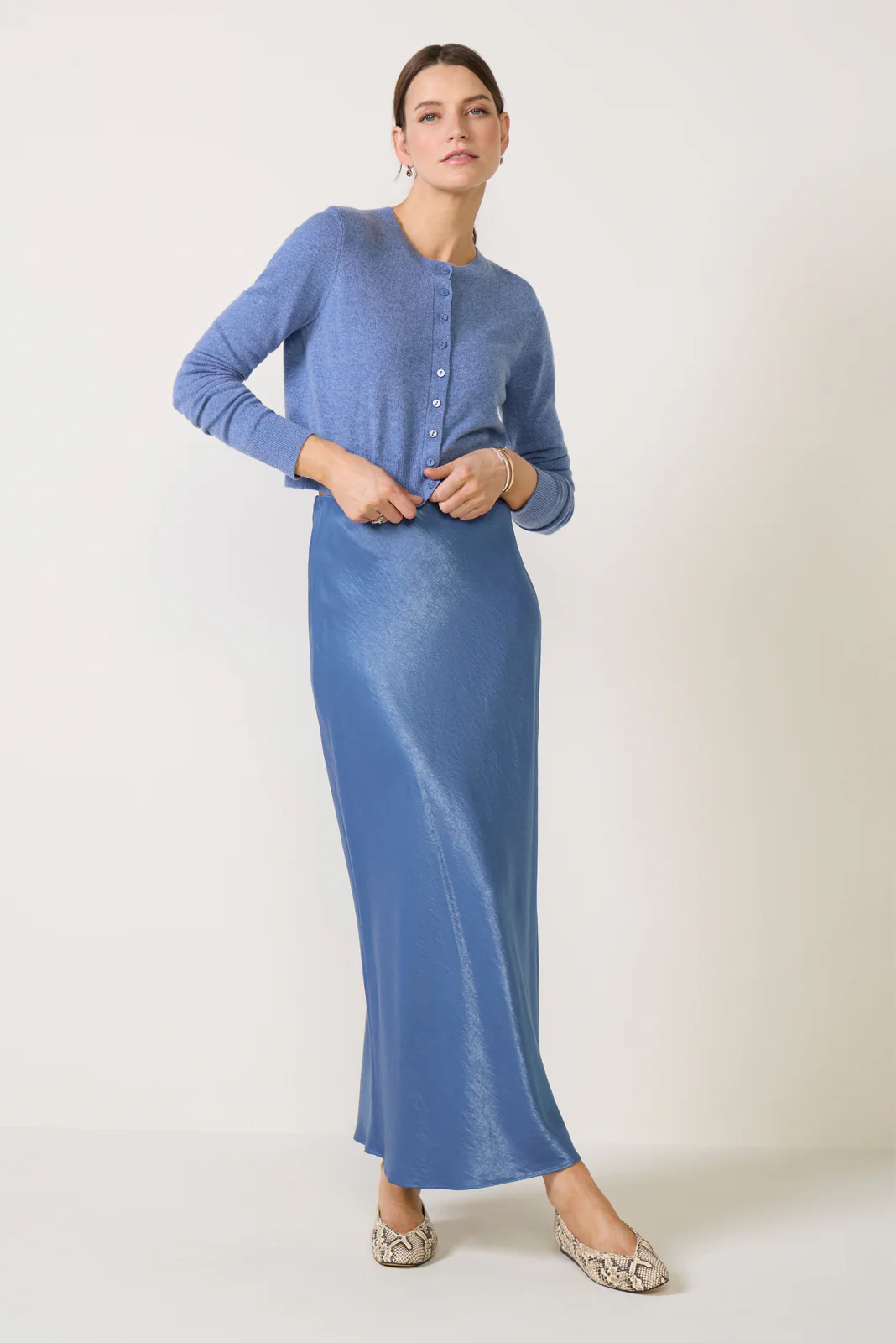 FAVORITE DAUGHTER Women's The Favorite Skirt, Size Small, Blue | Evereve