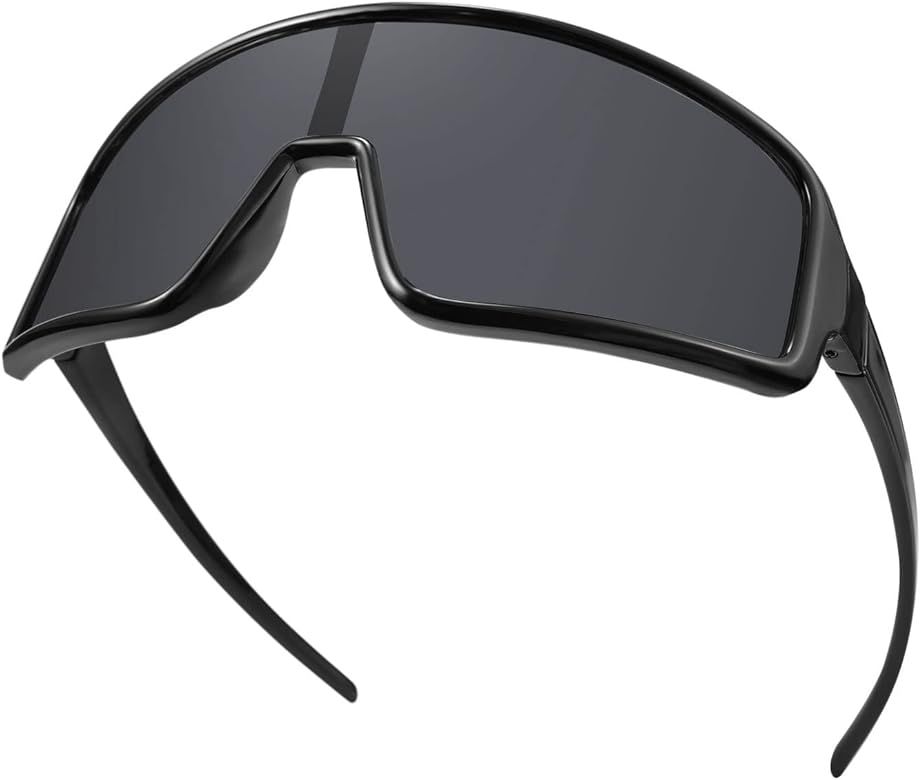 WANWAN Men and Women's Large Frame Fashion Cycling Sports Sunglasses Running Driving Fishing Trek... | Amazon (US)