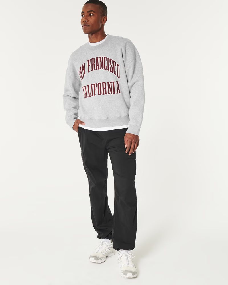 San Francisco California Graphic Crew Sweatshirt | Hollister (US)