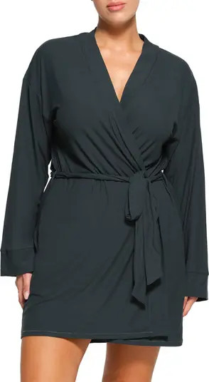 Soft Lounge Rib Stretch Modal Robe | Nordstrom