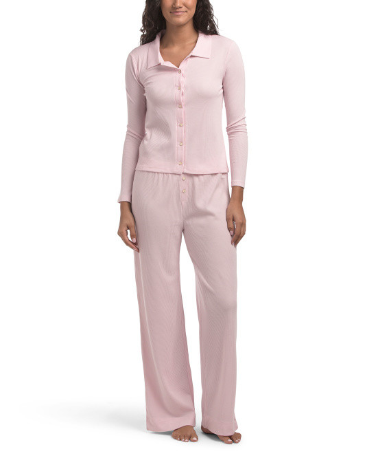 2pc Coffee Club Pajama Set | TJ Maxx