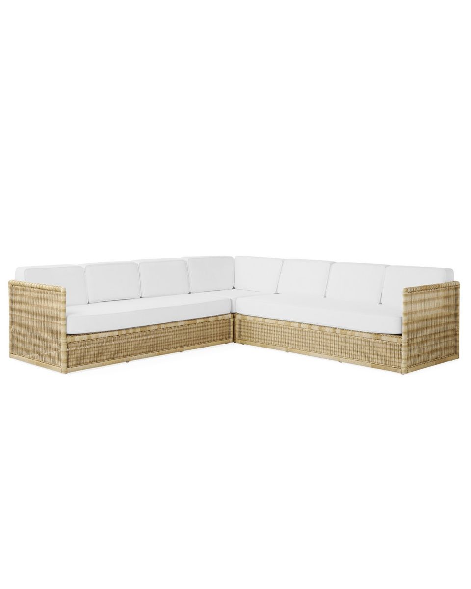 Pacifica Corner Sectional - Light Dune | Serena and Lily