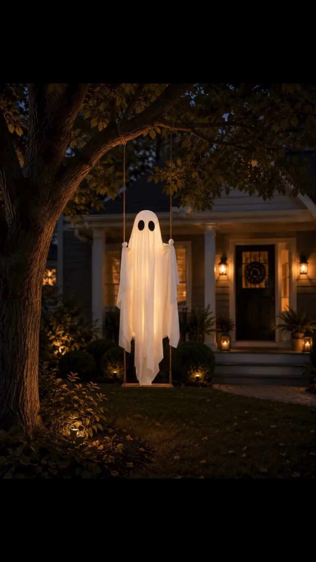 How cute is this swinging ghost?! Currently on sale!

5 FT Large Hanging Swing Ghost Halloween Decor with String Lights, Spooky Cute Ghosts Decorations for Front Porch Yard Tree

#LTKHome #LTKSaleAlert #LTKSeasonal