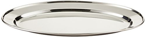 Winco OPL-14 Stainless Steel Oval Platter, 13.63-Inch by 8.75-Inch | Amazon (US)