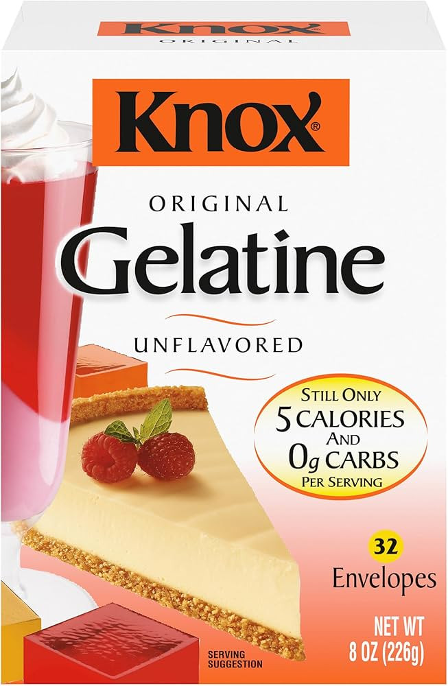 Knox Original Unflavored Gelatin, 32 ct Packets | Amazon (US)