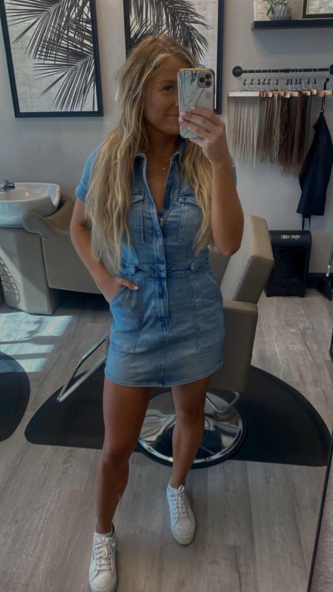 comfy denim romp/skirt

#LTKbeauty #LTKtravel #LTKstyletip