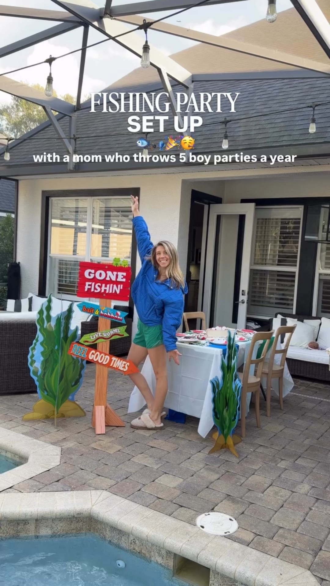 #OTCPartner What a way to kick off 2026!!! Deck’s fishing party was OFF THE HOOK!! 🐟🎣 I cried while setting up this party - looking back to the days when I’d circle all my party plans in the @oriebtaltrading magazines as a kid to the full circle moments of throwing our boys the parties of their dreams! Oriental Trading has ALWAYS been a staple in my life - unique favors, curated party themes, crafts & activities, and the best part?! Budget friendly (which is so needed when you’re throwing 5 birthday parties a year 😅🙋🏼‍♀️😂)!