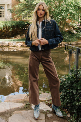 Karey Baggy Barrel Jeans - 24 / Brown | Böhme US