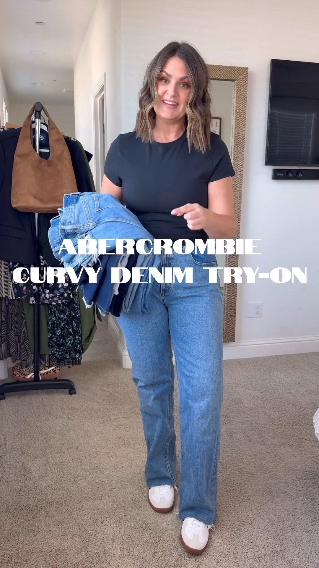 Abercrombie Curvy denim try-on
All Curve Love:
High Rise 90s Relaxed 31R
High Rise Wide Leg 31R & L
Ultra High Rise 90s Straight 31R & L
Mid Rise Bootcut 31L
Mid Rise Slouchy 31L
Ultra High Rise Ankle Straight 31L

Tshirt, large
Sneakers, 10 (true to size)

Jeans, fall fashion, Abercrombie sale, size 12, closet staples, ltk fall sale, fall sale, sale, sale alert, sale finds, weekend sale, ltk sale, sale finds, Courtney Hamiltonn

#LTKFindsUnder100 #LTKSaleAlert #LTKFallSale