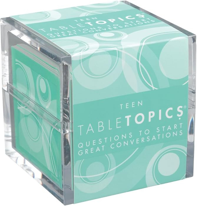 TableTopics Teen Conversation Cards for Teenagers with Their Family & Friends, 135 Fun Questions ... | Amazon (US)