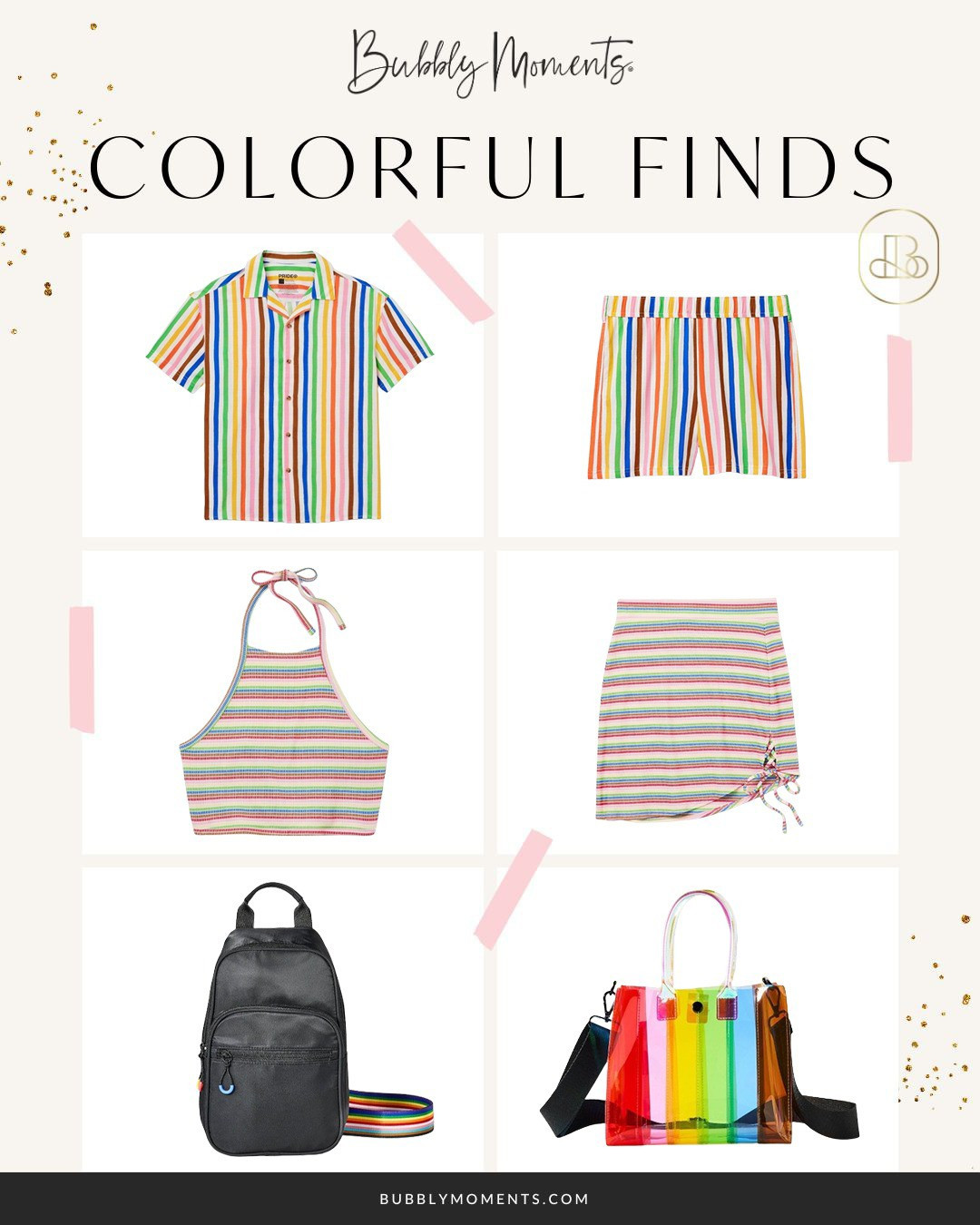 Brighten up your wardrobe with our top Colorful Fashion Finds! Discover a curated selection of vibrant clothing and accessories that add a pop of color to your style. These pieces are perfect for making a statement. Whether you're dressing up for a special occasion or adding a splash of color to your everyday look, our colorful fashion finds have you covered. Shop now to find your new favorite pieces and embrace the joy of color in your wardrobe! #LTKstyletip #LTKfindsunder100 #LTKfindsunder50 #PrideFashion #ColorfulFashion #FashionInspo #StyleInspo #BoldStyle #Fashionista #OOTD #StatementPieces #SummerFashion #FashionTrends #ColorPop #ShopNow #FashionFinds #WardrobeEssentials

