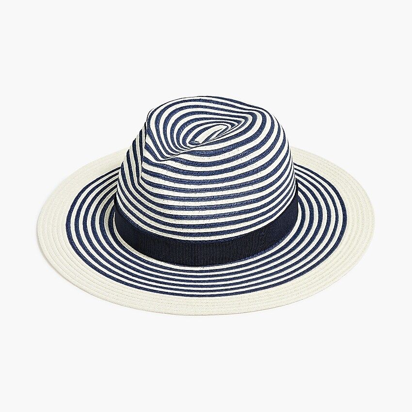 Printed packable straw hat | J.Crew Factory